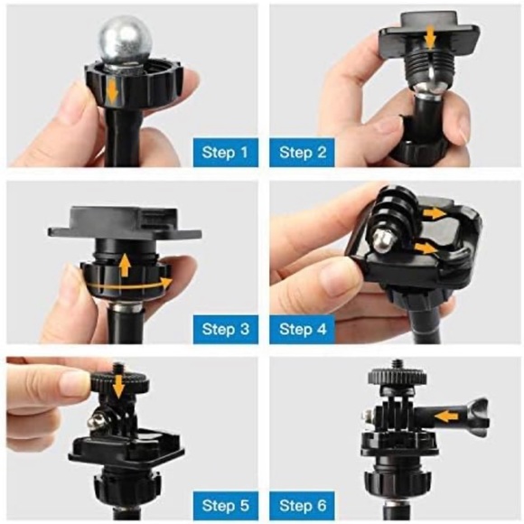 Webcam Mount - Flexible Desk Stand Clamp Gooseneck Stand 25” - Picture 6 of 6